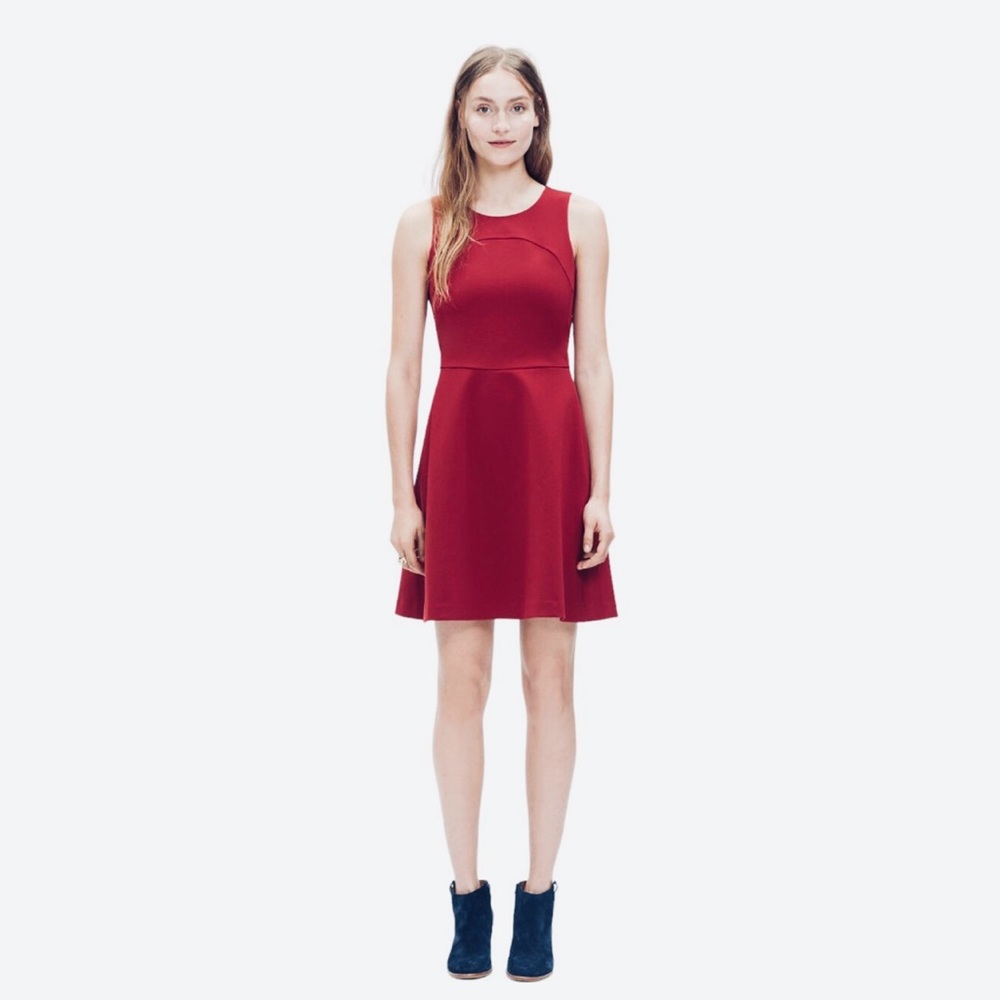 Madewell Adore Dress in Wine Color. Size 2. NWT